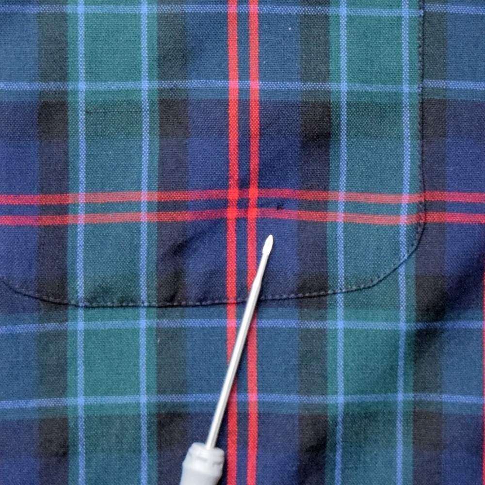 Vintage 90s Sir Pendleton Mens XL Worsted Wool MacTaggart Tartan Plaid Shirt - Picture 14 of 14